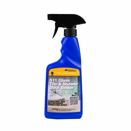 MIRACLE SEALANTS Sealant, 511 Glass Tile & Shower Sealer, 16 Ounce GTSS16OZ6